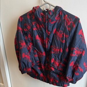 L.L. Bean Blue Jacket with Red Lobster Design